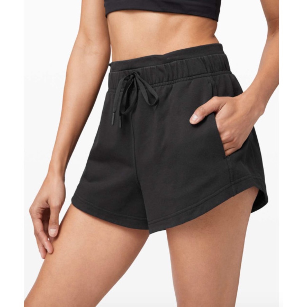 Lululemon Inner Glow High Rise Shorts 3" Terry